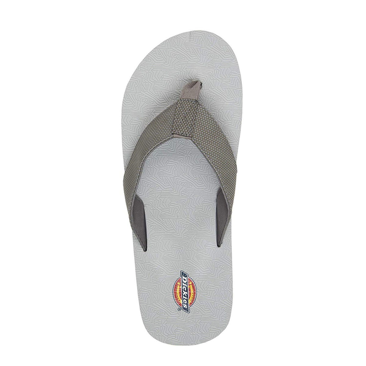 Dickies Mens Flip Flop Thong Sandals Grey Yellow