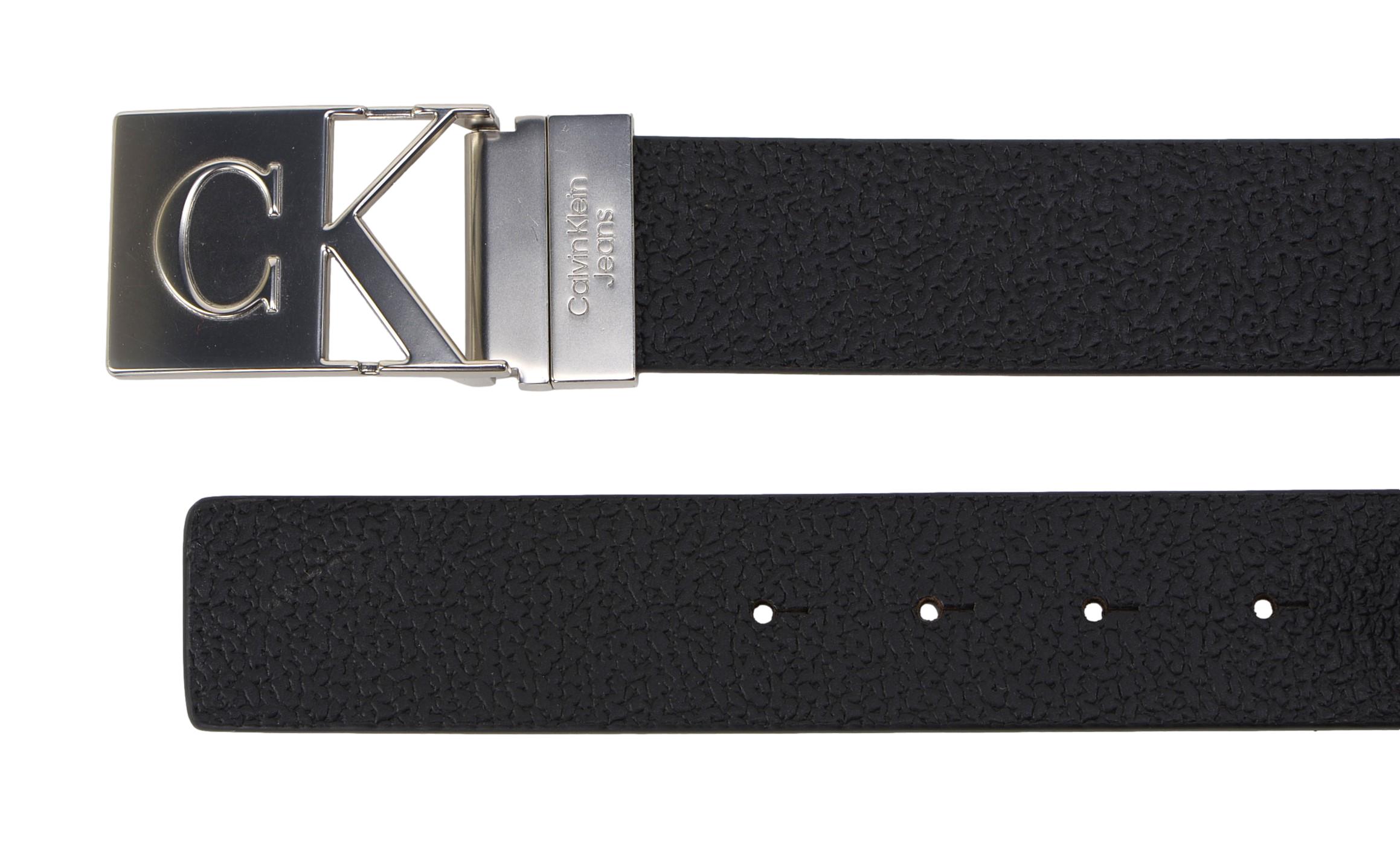 Calvin klein belt with ck logo on sale