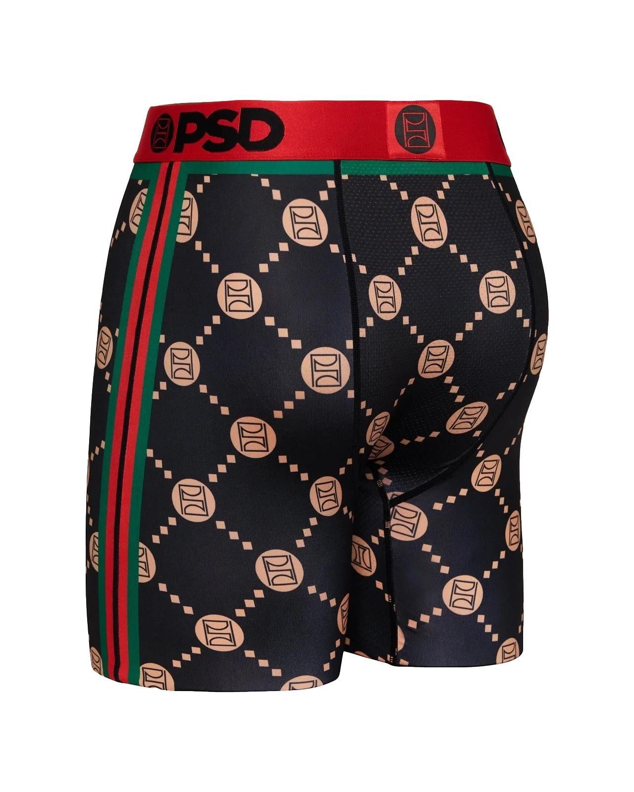 PSD Men's Emblem Luxe Boxer Briefs Multi Color