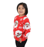 SOCAL LOOK Kids Ugly Christmas Sweater - Multicolor Long Sleeve Tacky Cute Holiday Pullover for Boys & Girls