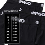 PSD Men's 13 Splatter Boxer Briefs - Breathable and Supportive Underwear