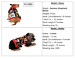 SOCAL LOOK Ugly Christmas Sweater for Dog - Cat Ugly Xmas Jumper with Leash Hole, Dog Pullover Winter Warm Pet Puppy Clothes Outfits