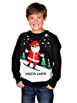 KESIS Kids Ugly Christmas Sweater - Tacky Cute Holiday Pullover for Boys & Girls, Unisex Funny Xmas Sweater for Children