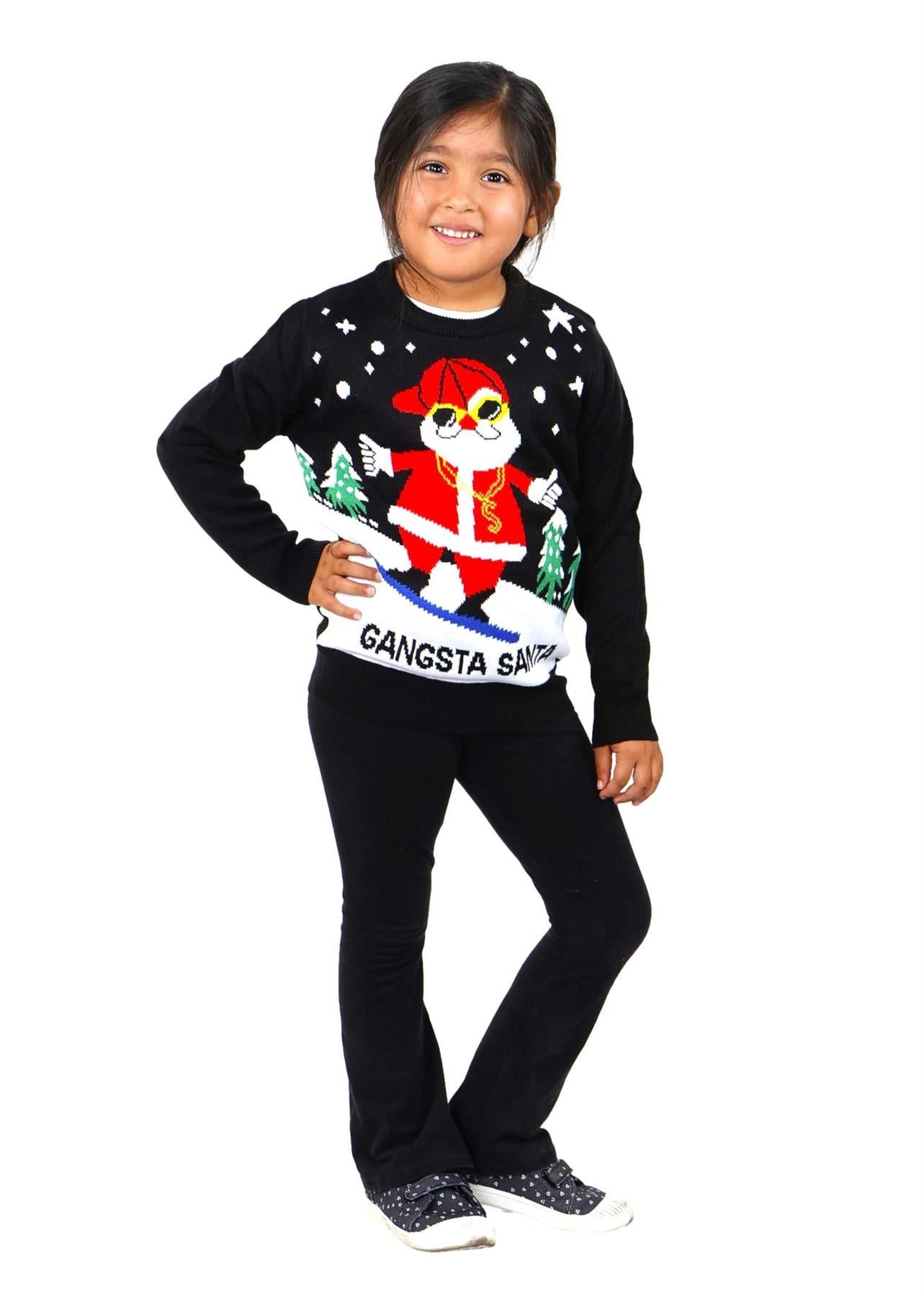 KESIS Kids Ugly Christmas Sweater - Tacky Cute Holiday Pullover for Boys & Girls, Unisex Funny Xmas Sweater for Children