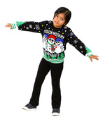 SOCAL LOOK Kids Ugly Christmas Sweater - Tacky Cute Holiday Pullover for Boys & Girls, Unisex Funny Xmas Sweater for Children