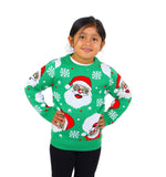 SOCAL LOOK Kids Ugly Christmas Sweater - Multicolor Long Sleeve Tacky Cute Holiday Pullover for Boys & Girls