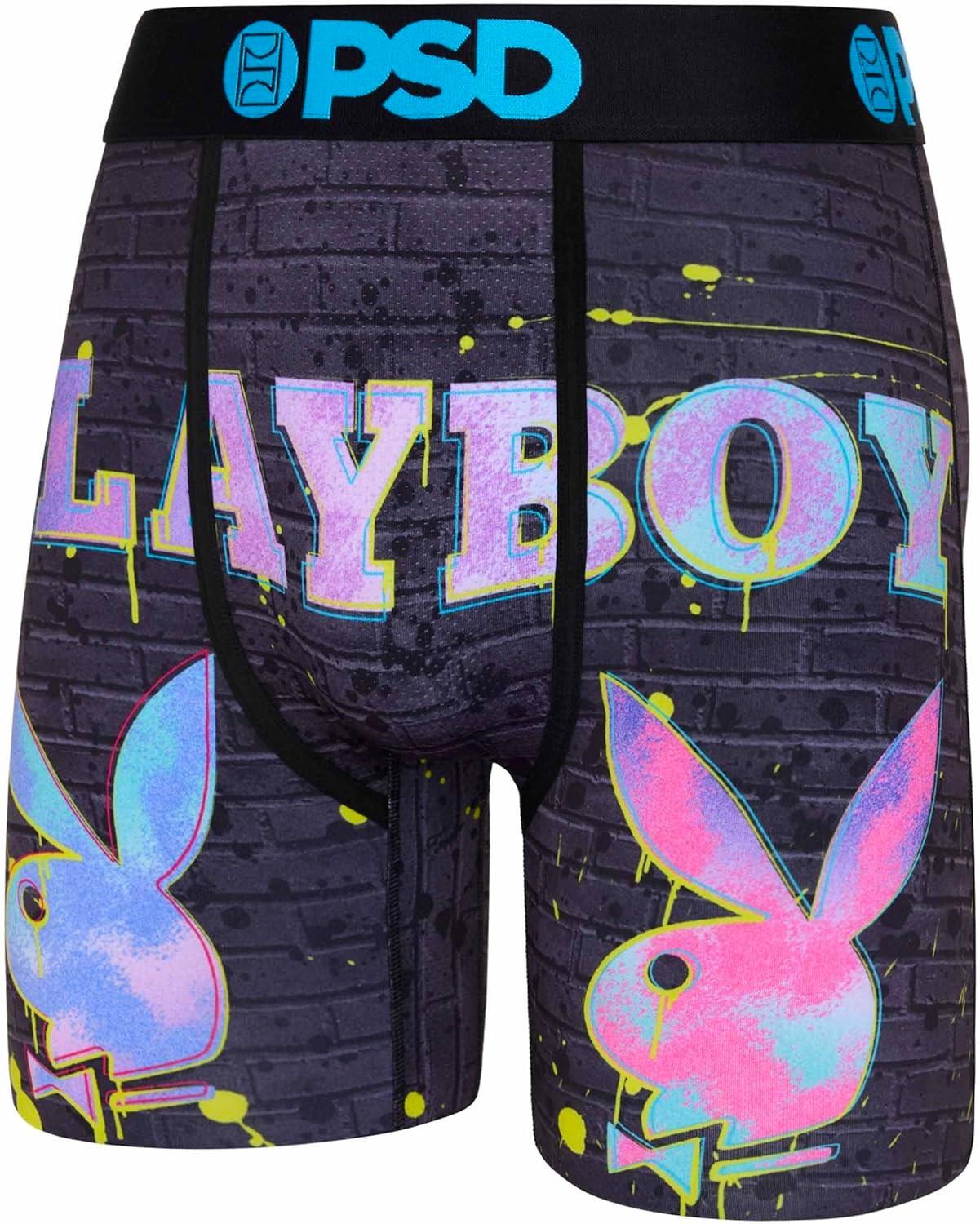 PSD Men's Playboy Mix 3PK Boxer Briefs Multi Color