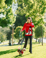 SOCAL LOOK Ugly Christmas Sweater for Dog - Cat Ugly Xmas Jumper with Leash Hole, Dog Pullover Winter Warm Pet Puppy Clothes Outfits