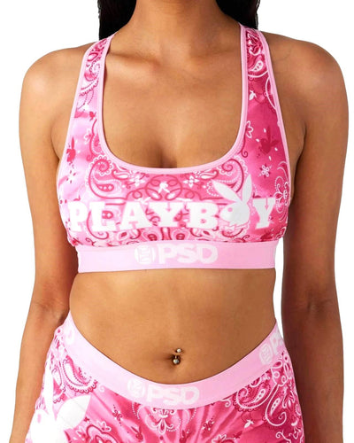 PSD Women's Playboy Lust Sports Bra Multicolor