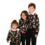 SOCAL LOOK Kids Ugly Christmas Sweater - Tacky Cute Holiday Pullover for Boys & Girls, Unisex Funny Xmas Sweater for Children