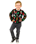 SOCAL LOOK Kids Ugly Christmas Sweater - Tacky Cute Holiday Pullover for Boys & Girls, Unisex Funny Xmas Sweater for Children