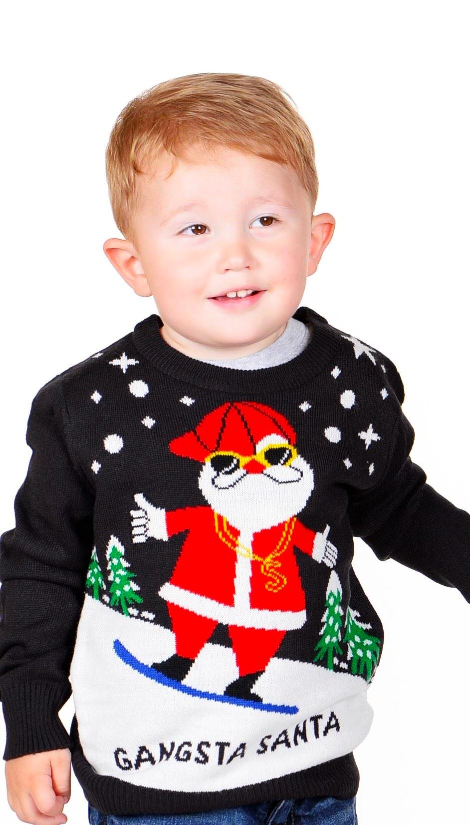 KESIS Kids Ugly Christmas Sweater - Tacky Cute Holiday Pullover for Boys & Girls, Unisex Funny Xmas Sweater for Children