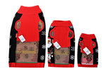 SOCAL LOOK Ugly Christmas Sweater for Dog - Cat Ugly Xmas Jumper with Leash Hole, Dog Pullover Winter Warm Pet Puppy Clothes Outfits