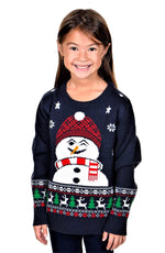 KESIS Kids Ugly Christmas Sweater - Tacky Cute Holiday Pullover for Boys & Girls, Unisex Funny Xmas Sweater for Children