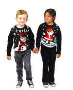 KESIS Kids Ugly Christmas Sweater - Tacky Cute Holiday Pullover for Boys & Girls, Unisex Funny Xmas Sweater for Children