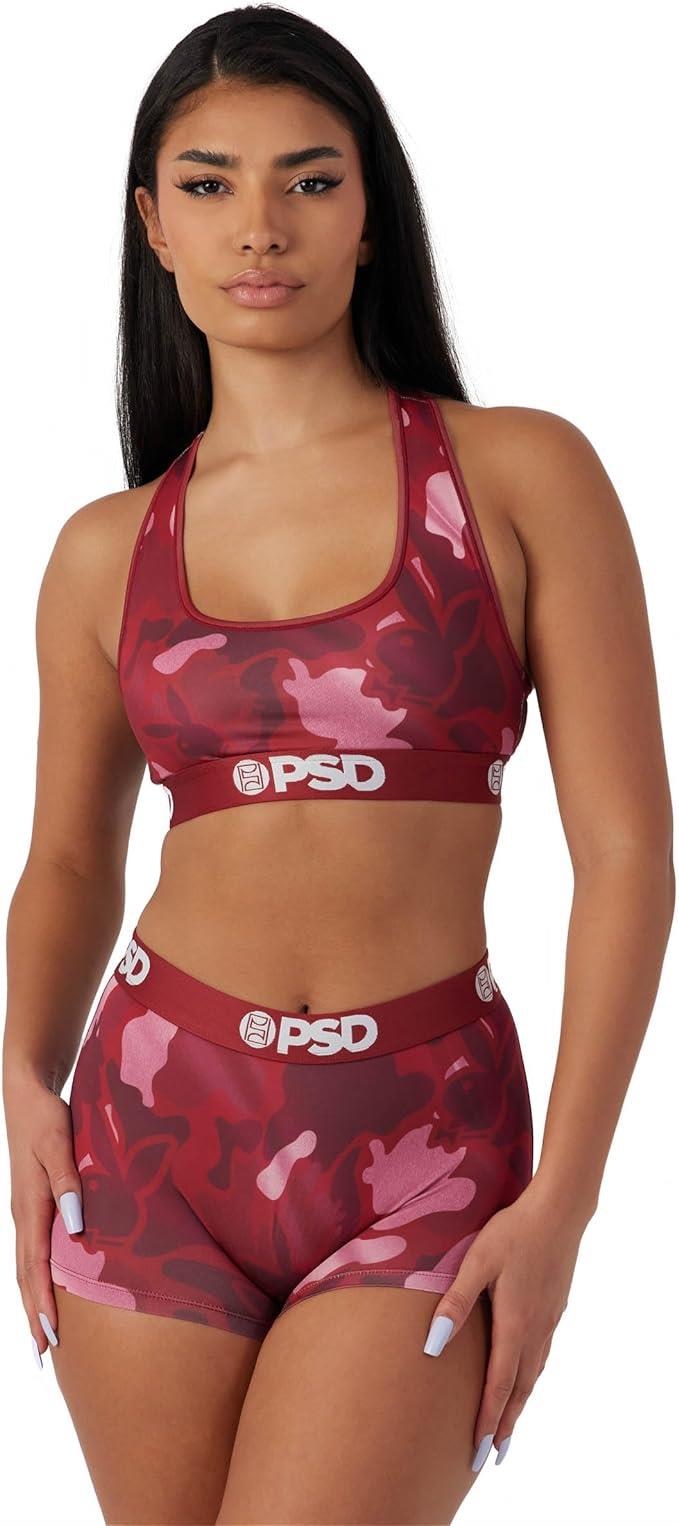 PSD Women's Playboy Silk Sports Bra Multicolor