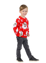 SOCAL LOOK Kids Ugly Christmas Sweater - Multicolor Long Sleeve Tacky Cute Holiday Pullover for Boys & Girls