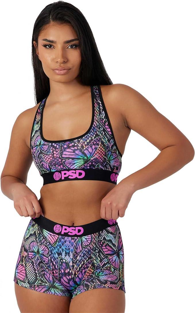 PSD Women's Butterfly FX Sports Bra Multicolor