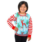 SOCAL LOOK Kids Ugly Christmas Sweater - Tacky Cute Holiday Pullover for Boys & Girls, Unisex Funny Xmas Sweater for Children