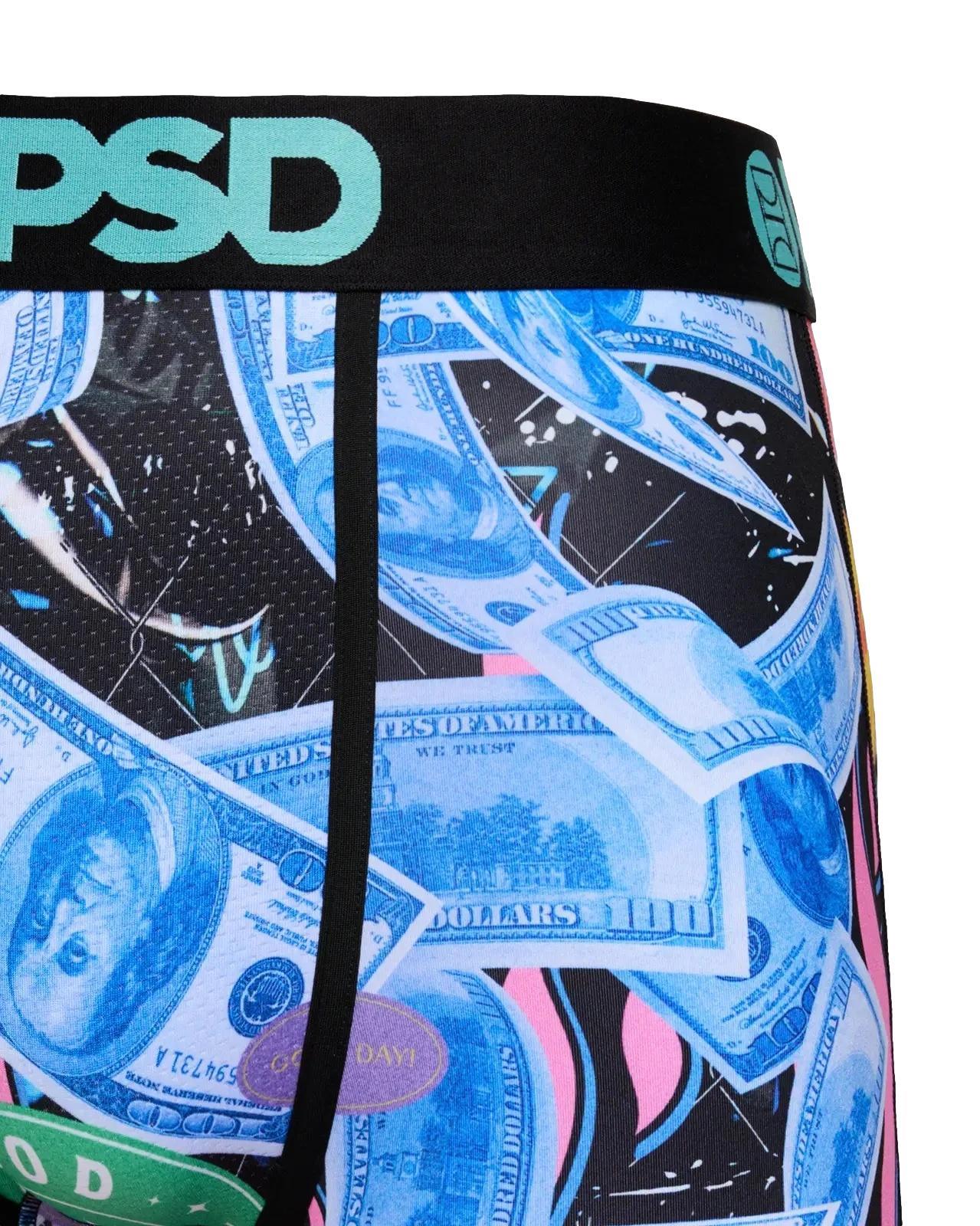 PSD Men's No Bad Vibes Boxer Briefs Multi Color