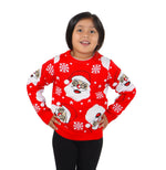 SOCAL LOOK Kids Ugly Christmas Sweater - Multicolor Long Sleeve Tacky Cute Holiday Pullover for Boys & Girls