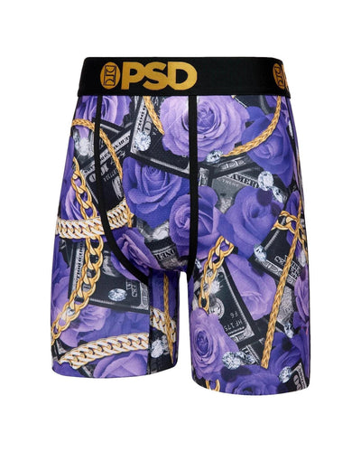 PSD Men's Rich Roses Boxer Briefs Multi Color