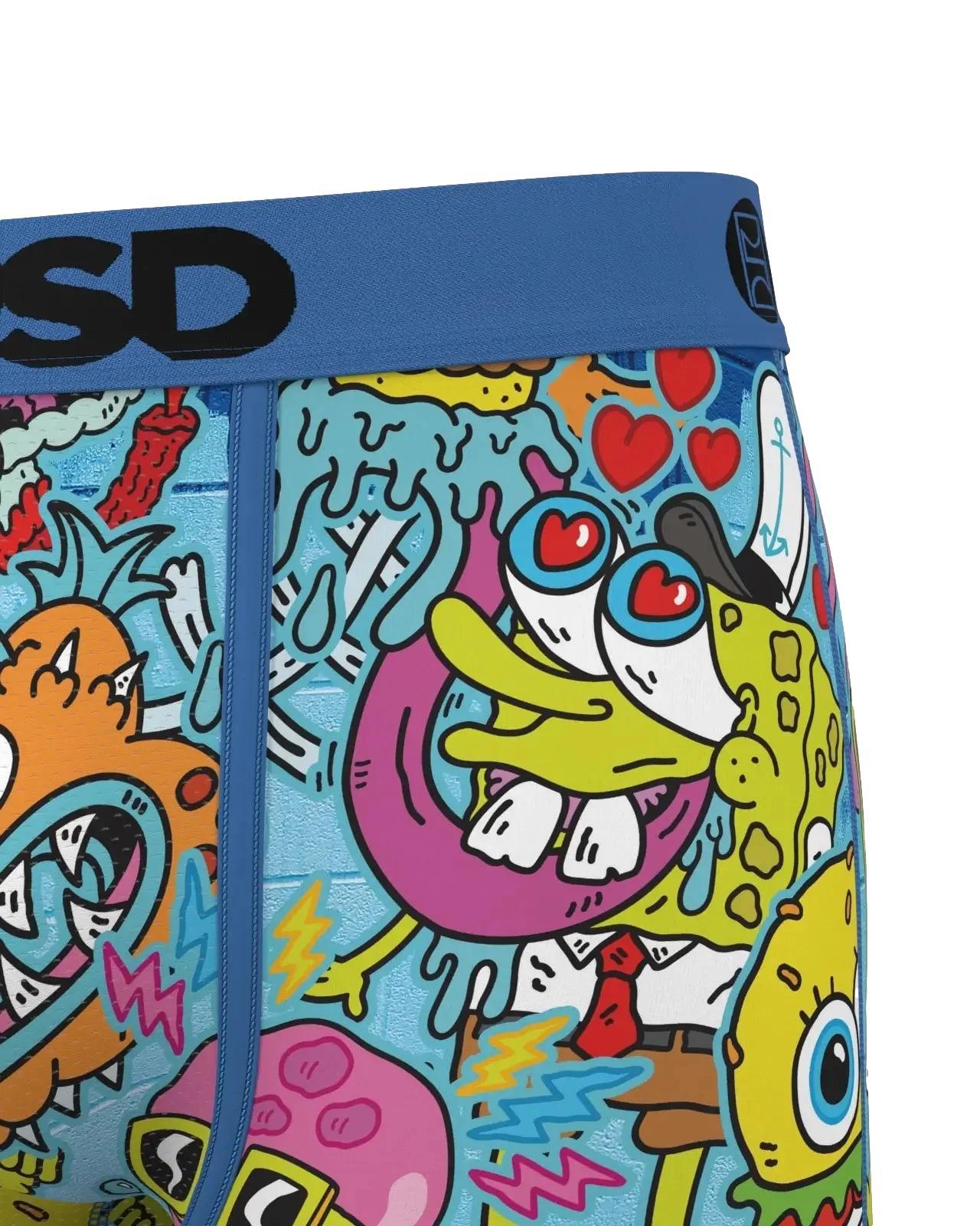 PSD Men's SB Punk Boxer Briefs - Breathable and Supportive Underwear