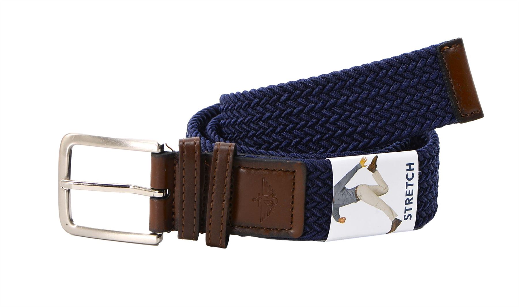 Dockers Men's 1.37 In (35MM) Stretch Fabric Braided Belt