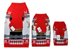 SOCAL LOOK Ugly Christmas Sweater for Dog - Cat Ugly Xmas Jumper with Leash Hole, Dog Pullover Winter Warm Pet Puppy Clothes Outfits