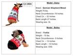 SOCAL LOOK Ugly Christmas Sweater for Dog - Cat Ugly Xmas Jumper with Leash Hole, Dog Pullover Winter Warm Pet Puppy Clothes Outfits