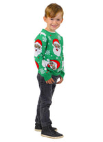 SOCAL LOOK Kids Ugly Christmas Sweater - Multicolor Long Sleeve Tacky Cute Holiday Pullover for Boys & Girls