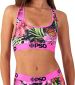 PSD Women's Wild Trip 3PK Sports Bra Multicolor