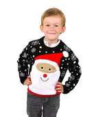 SOCAL LOOK Kids Ugly Christmas Sweater - Tacky Cute Holiday Pullover for Boys & Girls, Unisex Funny Xmas Sweater for Children