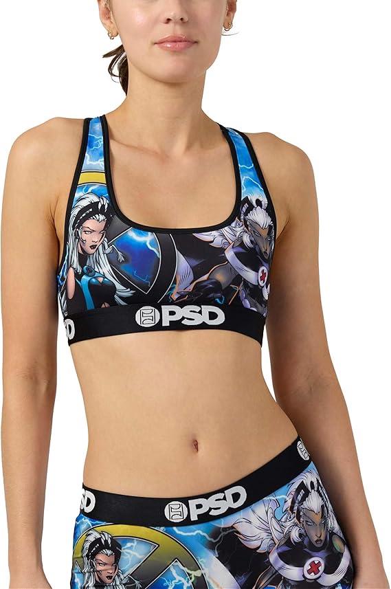 PSD Women Sports Bra Xmen Storm- Racerback, Breathable Microfiber Fabric