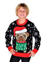 SOCAL LOOK Kids Ugly Christmas Sweater - Tacky Cute Holiday Pullover for Boys & Girls, Unisex Funny Xmas Sweater for Children