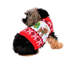 SOCAL LOOK Ugly Christmas Sweater for Dog - Cat Ugly Xmas Jumper with Leash Hole, Dog Pullover Winter Warm Pet Puppy Clothes Outfits