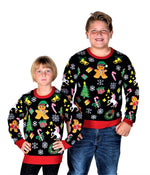 SOCAL LOOK Kids Ugly Christmas Sweater - Tacky Cute Holiday Pullover for Boys & Girls, Unisex Funny Xmas Sweater for Children