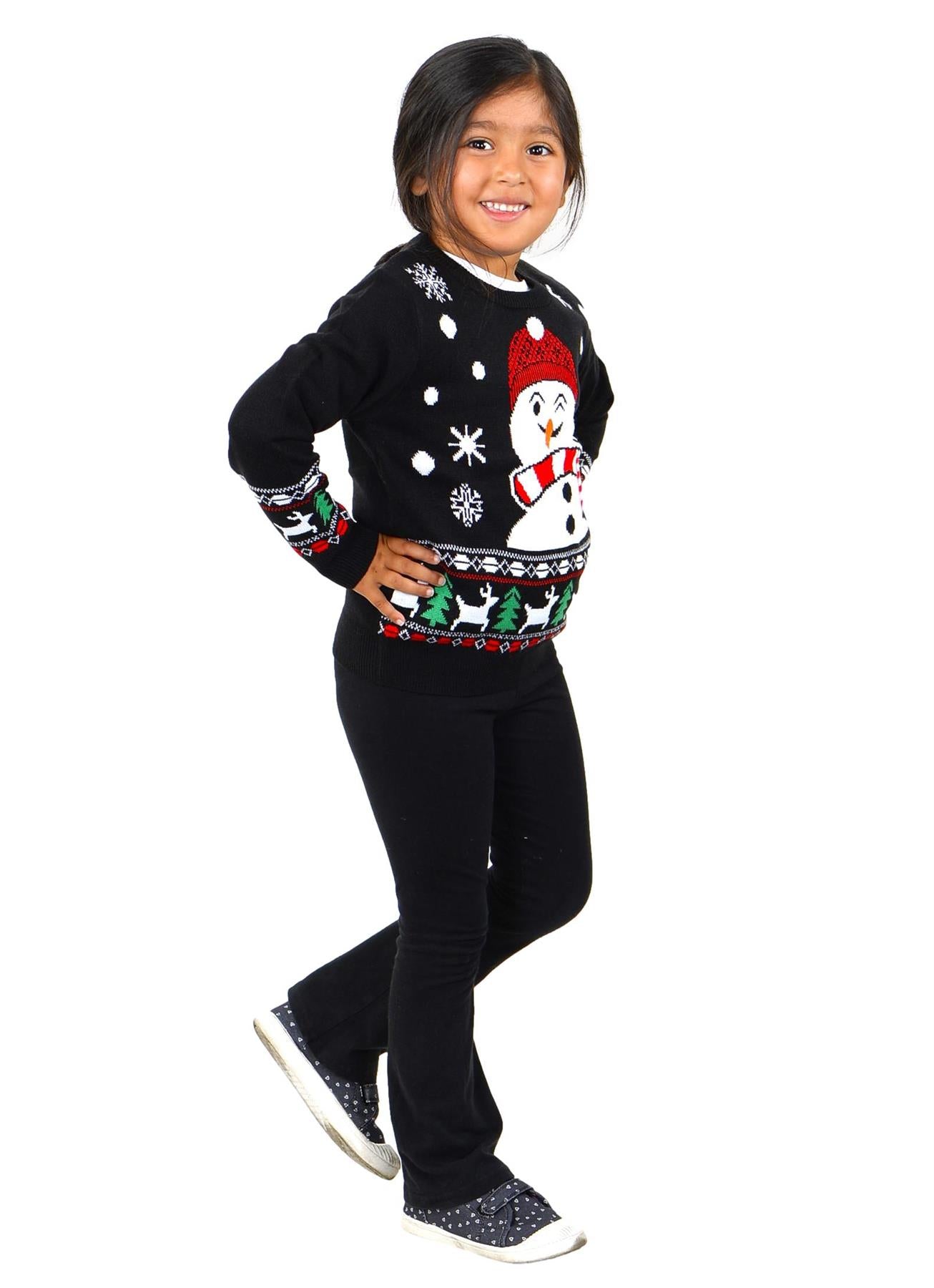 KESIS Kids Ugly Christmas Sweater - Tacky Cute Holiday Pullover for Boys & Girls, Unisex Funny Xmas Sweater for Children