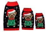 SOCAL LOOK Ugly Christmas Sweater for Dog - Cat Ugly Xmas Jumper with Leash Hole, Dog Pullover Winter Warm Pet Puppy Clothes Outfits