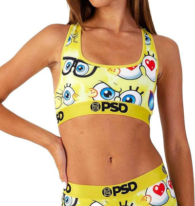 PSD Women's Spongebob Squarepants Eyes on You Sports Bra