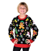 KESIS Kids Ugly Christmas Sweater - Tacky Cute Holiday Pullover for Boys & Girls, Unisex Funny Xmas Sweater for Children