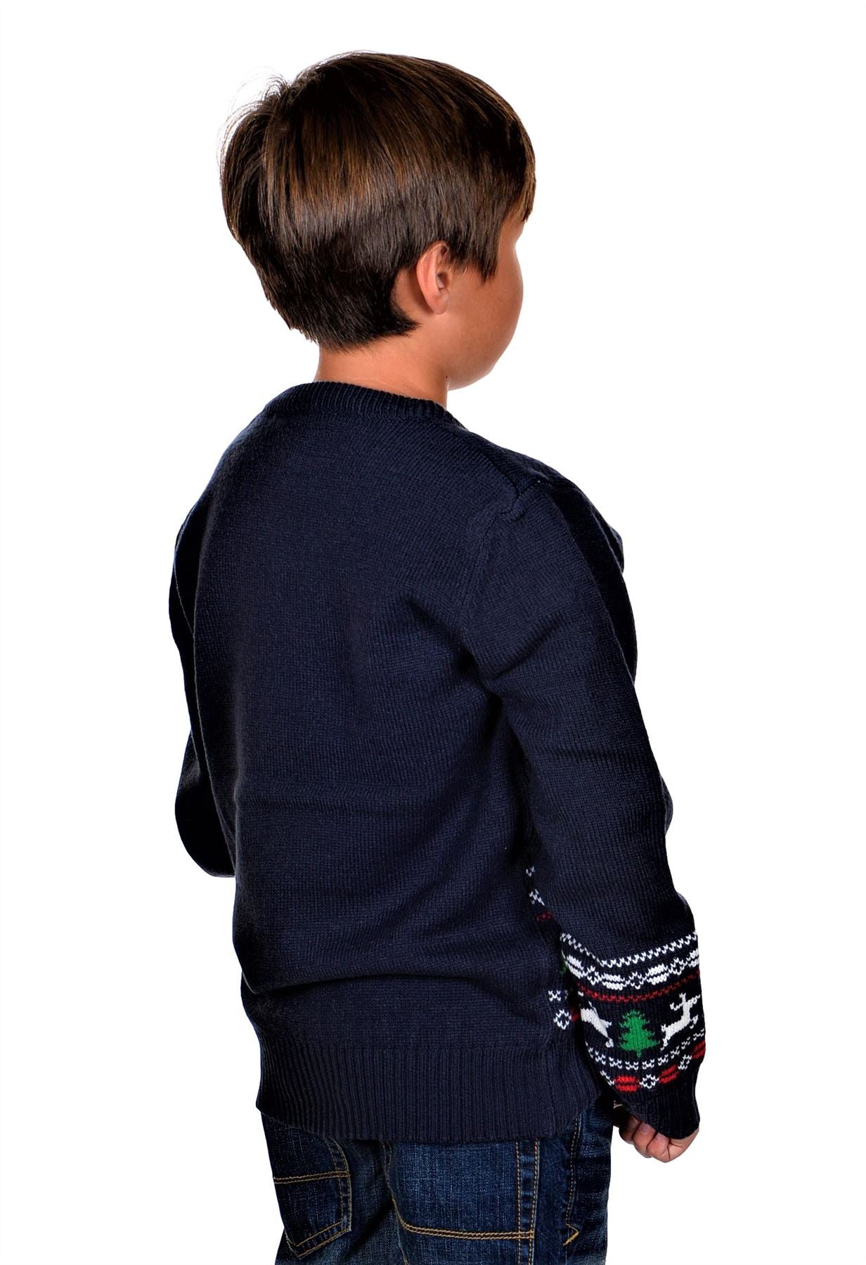 KESIS Kids Ugly Christmas Sweater - Tacky Cute Holiday Pullover for Boys & Girls, Unisex Funny Xmas Sweater for Children