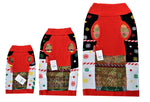 SOCAL LOOK Ugly Christmas Sweater for Dog - Cat Ugly Xmas Jumper with Leash Hole, Dog Pullover Winter Warm Pet Puppy Clothes Outfits