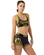 PSD Women Sports Bra Monstars Jersey- Racerback, Breathable Microfiber Fabric