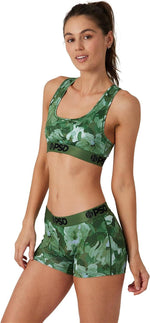 PSD Womens Boyshorts Melting Daisy Camo Multi