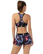 PSD Women Sports Bra Ghostface Hype- Racerback, Breathable Microfiber Fabric