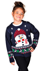 KESIS Kids Ugly Christmas Sweater - Tacky Cute Holiday Pullover for Boys & Girls, Unisex Funny Xmas Sweater for Children