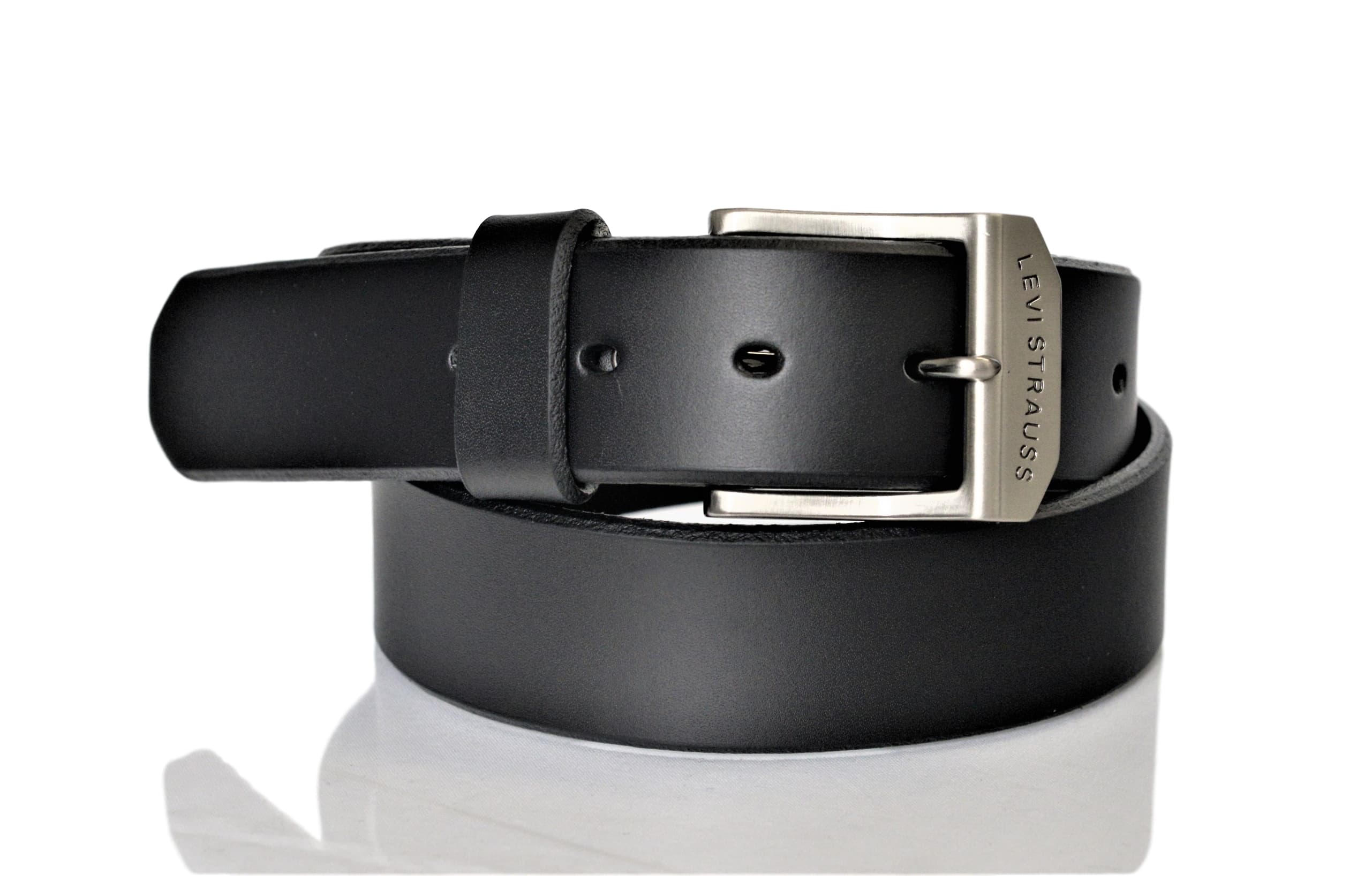 Levi's Men's Big and Tall 38MM Wide Bridle Leather Belt