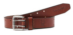 Timberland PRO Men's 38mm Top Grain Leather Double Prong Roller Buckle Belt