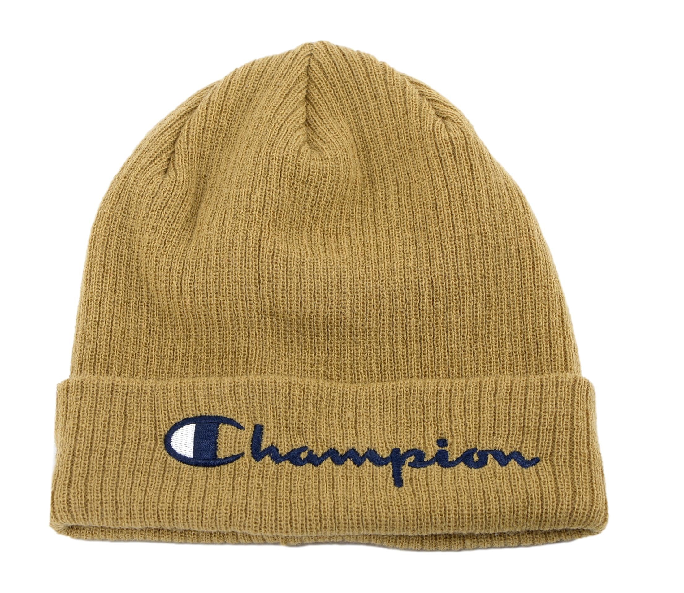 Champion yellow beanie on sale